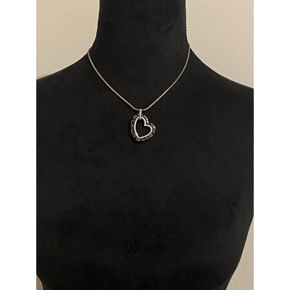 Brighton Metro Reversible Heart Necklace